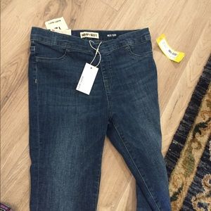 NWT Warp & Weft Jean adjustable leggings size 12